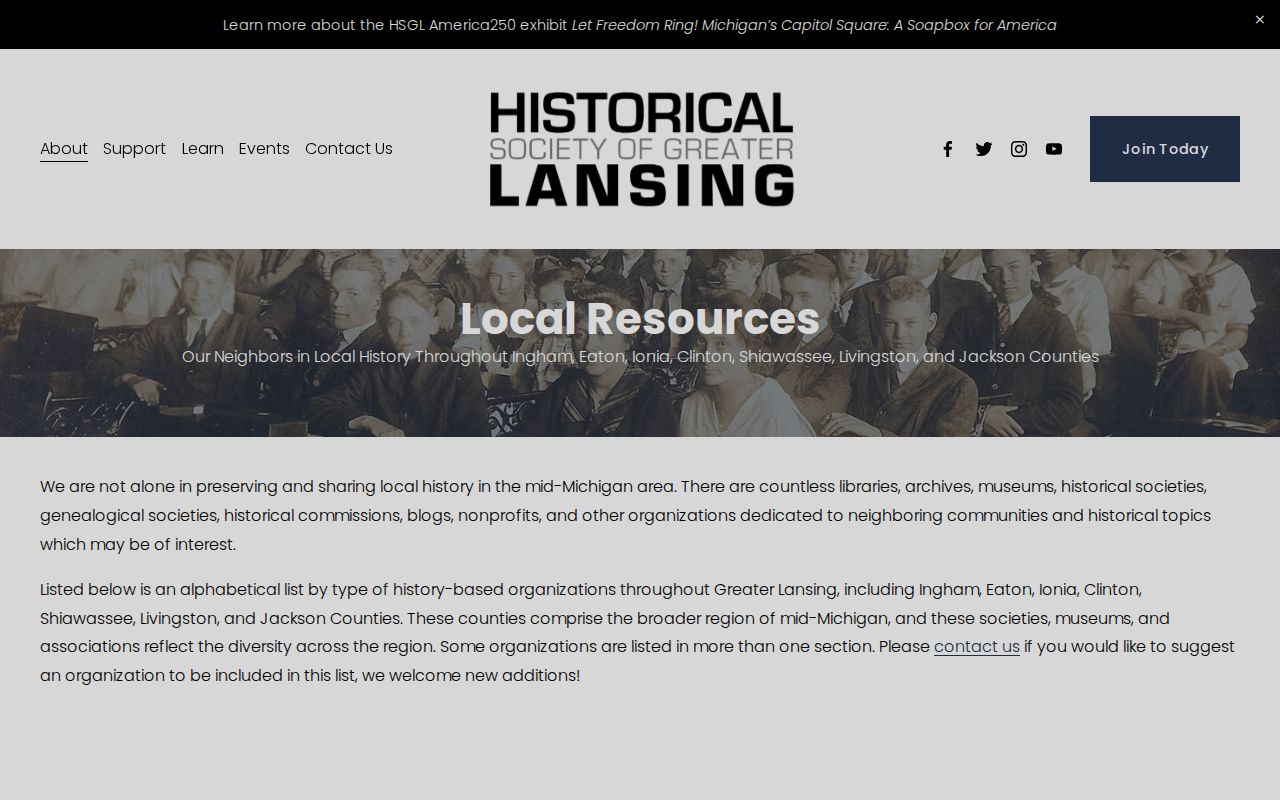 Lansing city directory historical resources from the Greater Lansing Historical Society